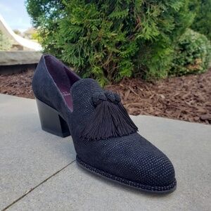 STUART Weitzman Tassle Chunky Heel Shoes size 5